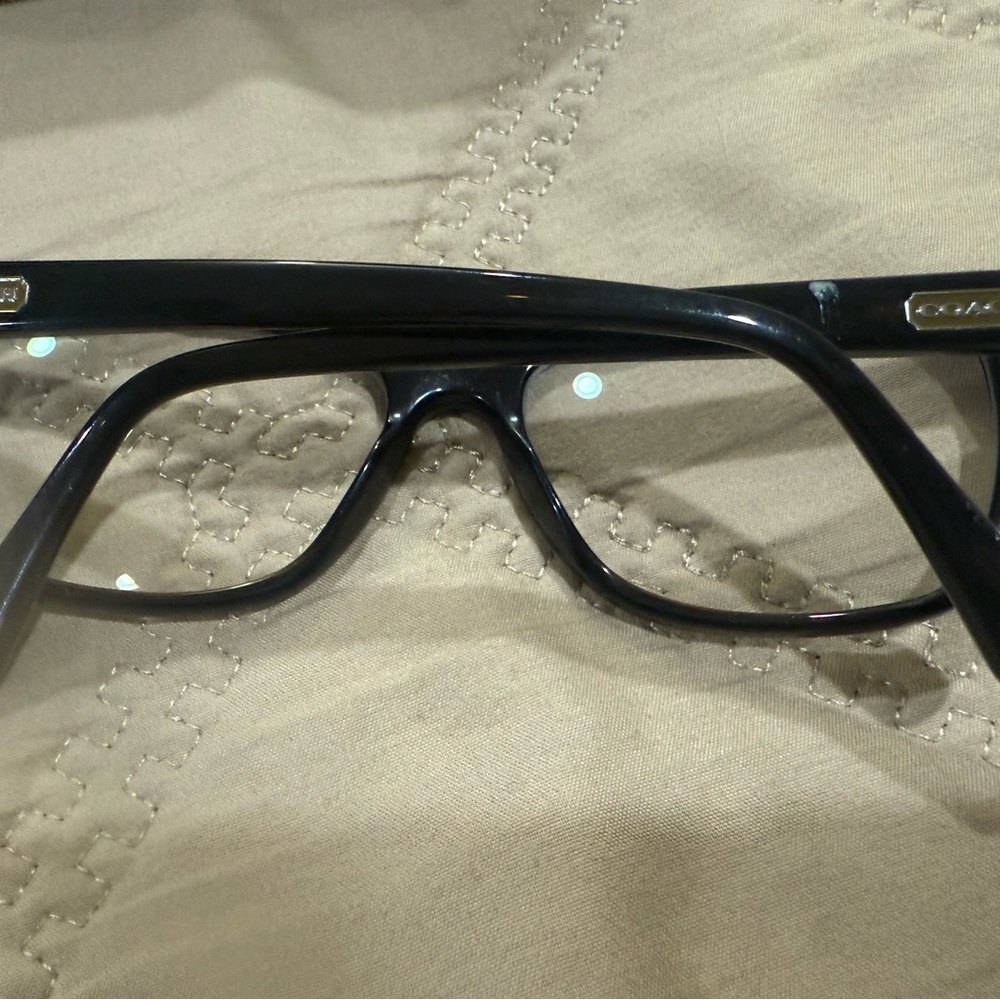 Coach Black Rectangular Eyeglasses - image 6